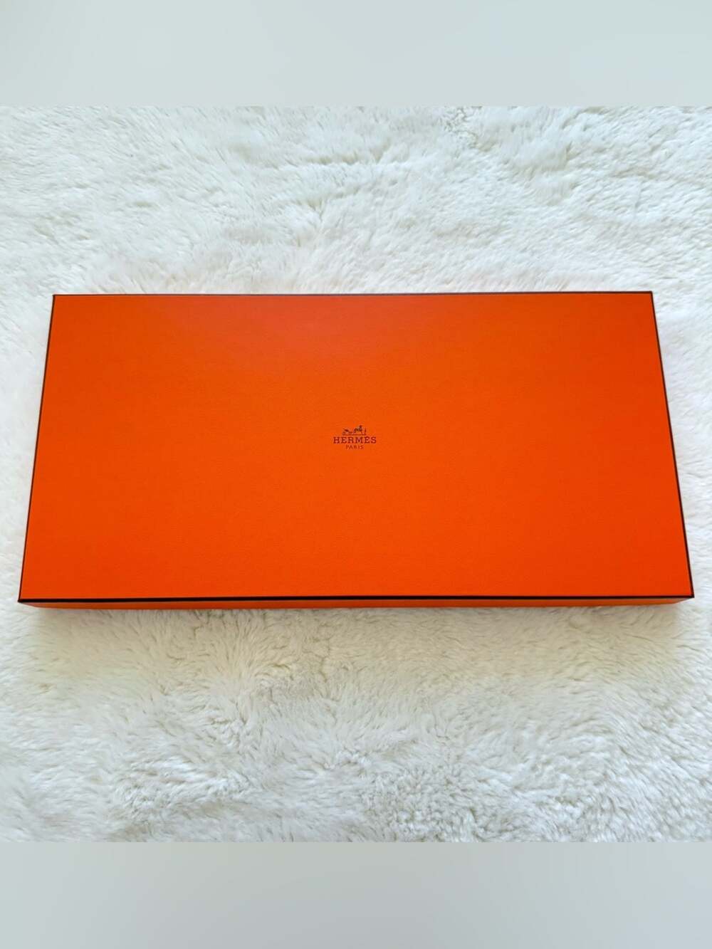 Hermes box for scarf or clothing Authentic